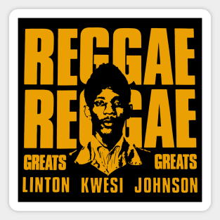 Reggae Greats Linton Kwesi Johnson LKJ Magnet